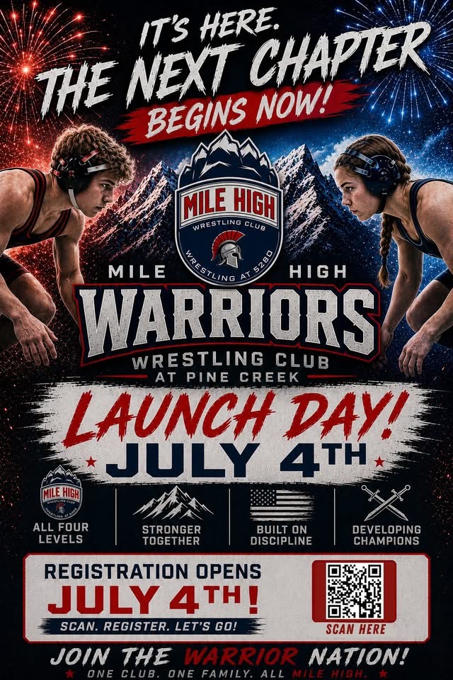 Mile High Warriors at Pine Creek launch day flyer